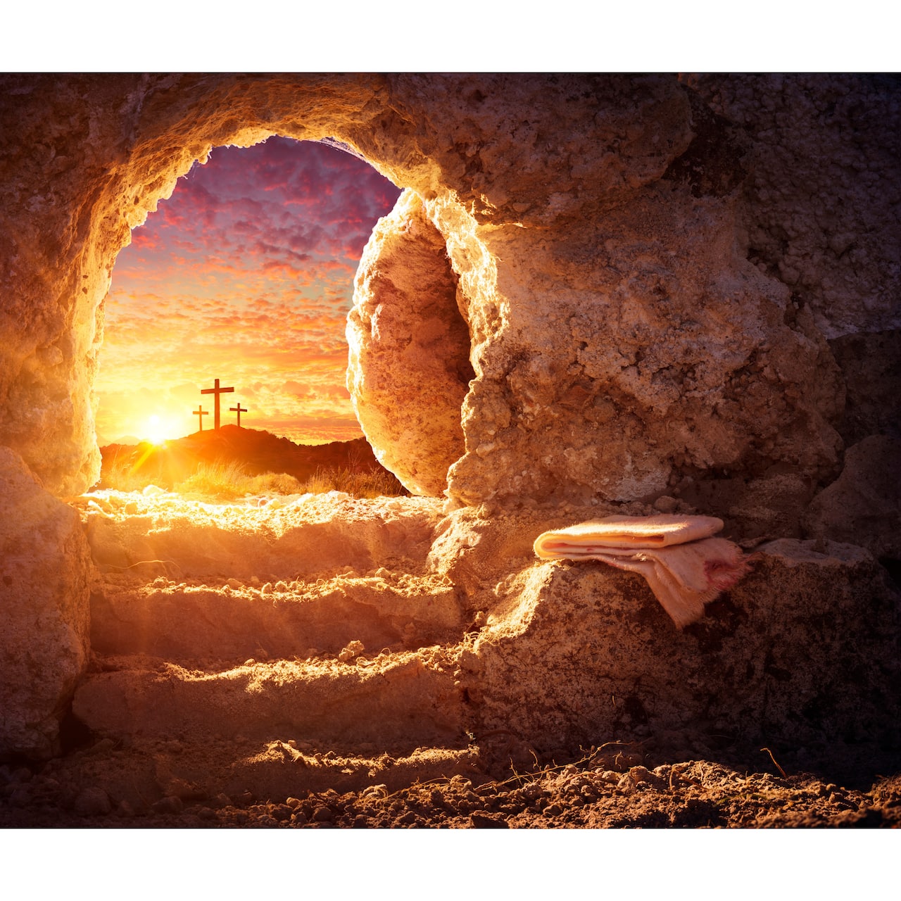 Sparkly Selections Easter Resurrection Diamond Painting Kit, Square Diamonds